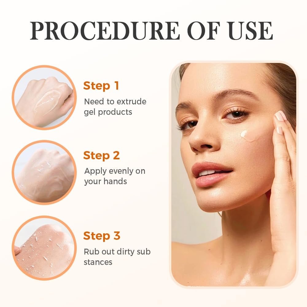 🎁TikTok Last Day Sale - 70% OFF🔥CitrusFlash™ 2025 Micro-Exfoliator--Orange Enzyme Exfoliating Gel