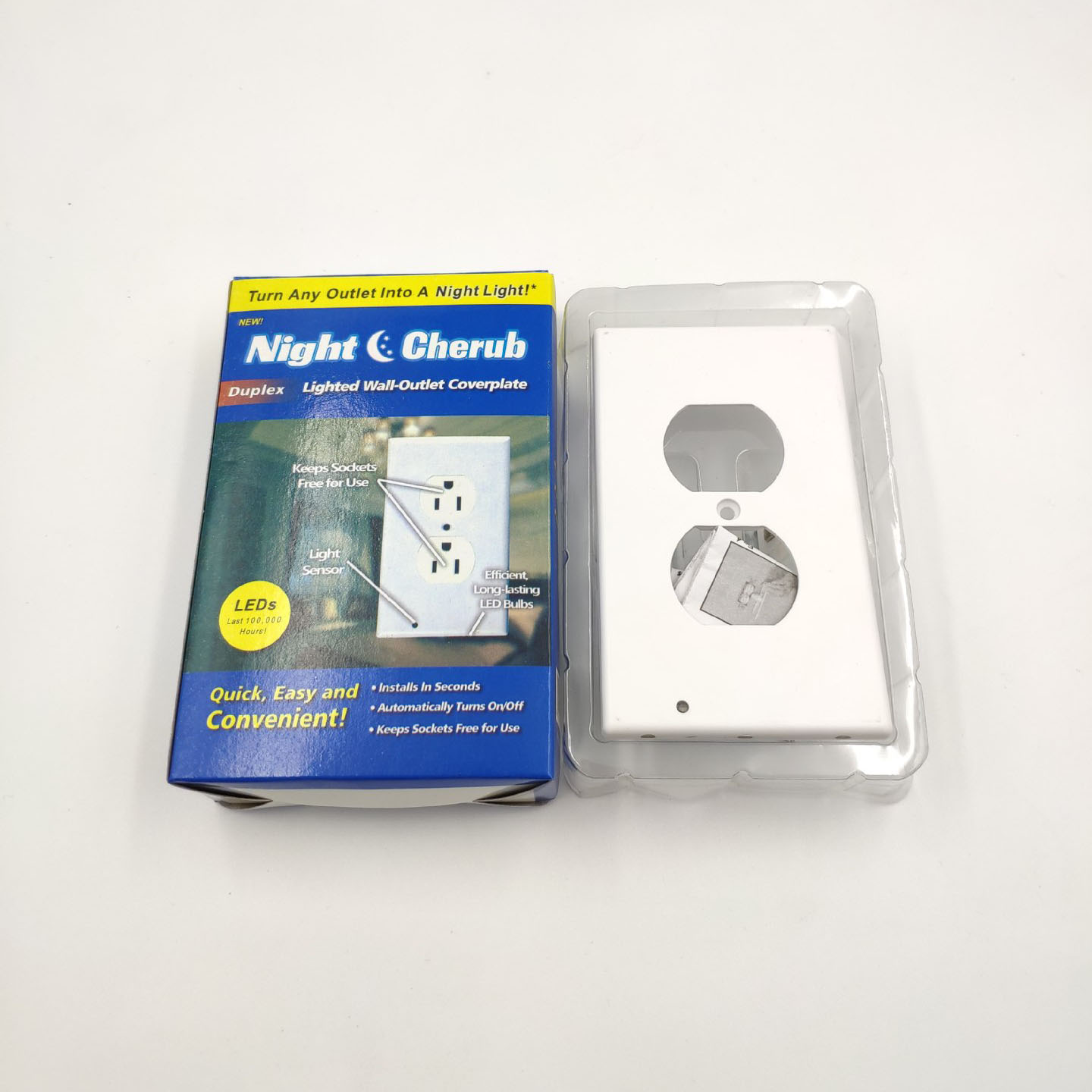 (🔥Hot Summer Sale - 50% OFF) Outlet Wall Plate With Night Lights - No Batteries or Wires-[UL FCC CSA CERTIFIED]