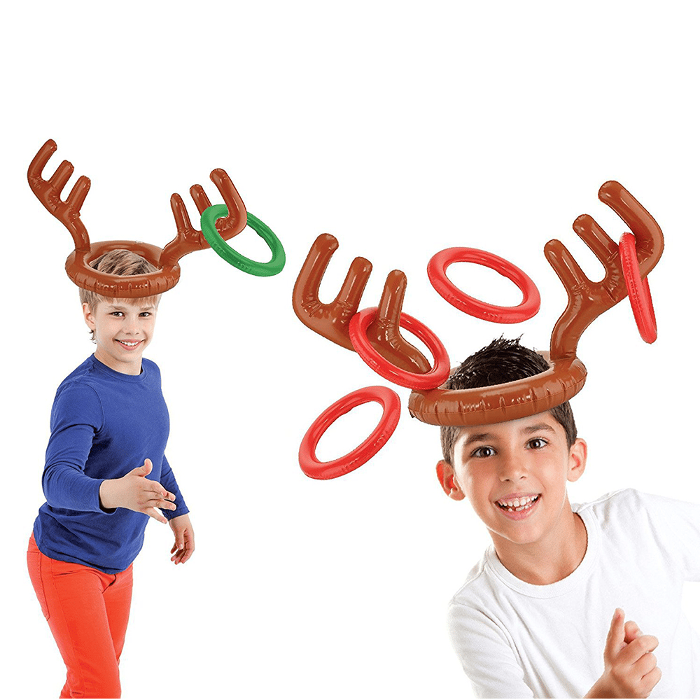 (🎄Christmas Hot Sale - 48% OFF) Christmas Reindeer Ring Toss Game, BUY 2 FREE SHIPPING