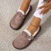 🔥Last Day 50% OFF - Women's Plush Round Toe Slip-On Flats, Buy 2 Free Shipping✈