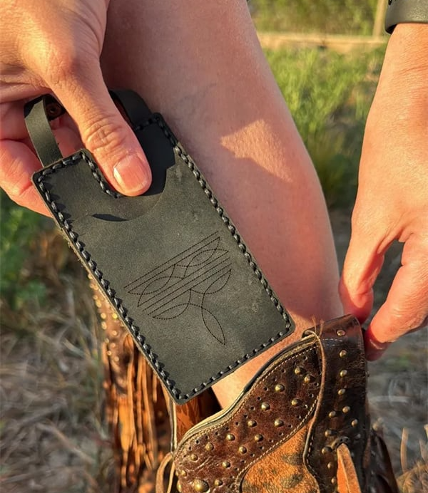 🔥Western Boot Wallet with Snap Strap