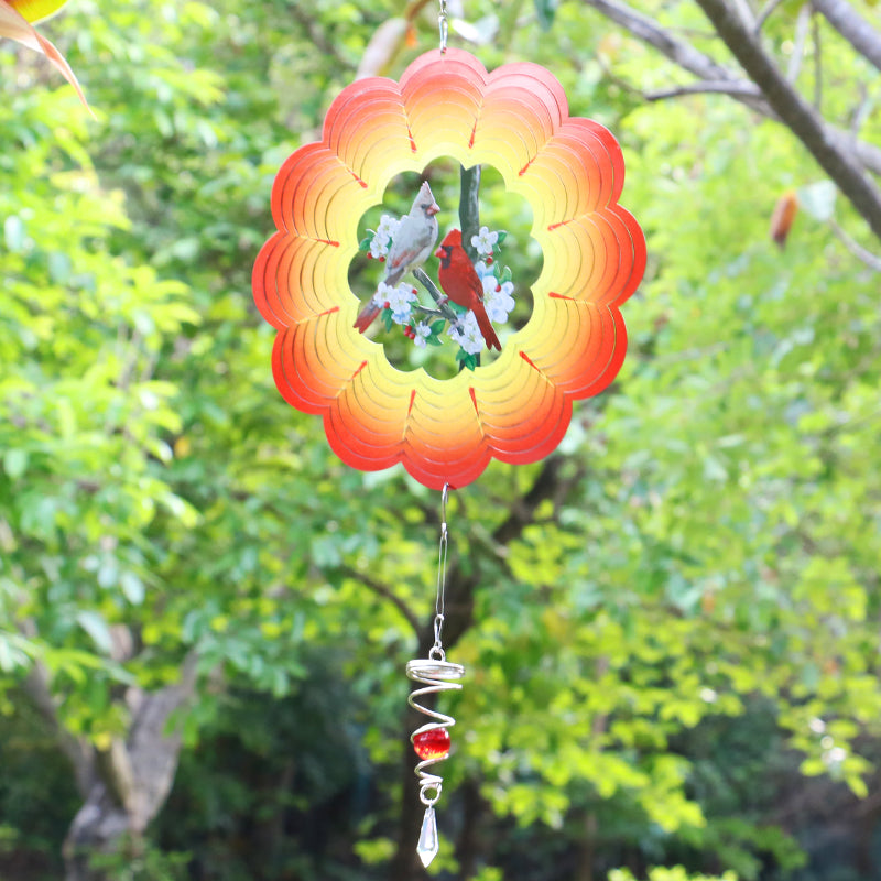 (Last Day Promotion -50% OFF) 3D Garden Decorative Cardinal Wind Spinner, BUY 2 FREE SHIPPING