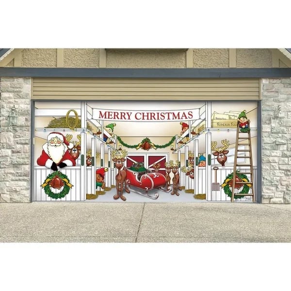 🌲Early Christmas Sale 48% OFF🎁2024 Christmas Garage Door Decoration