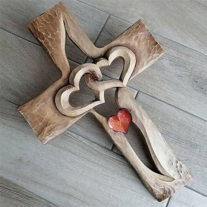 💞Handmade Cross Intertwined Hearts-Buy 2 Get Free shipping