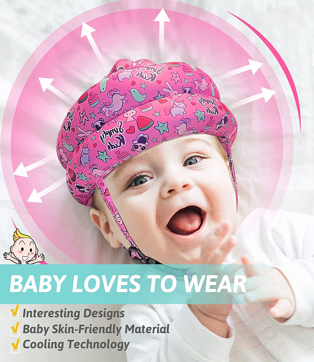 (🌲Early Christmas Sale- SAVE 48% OFF)Baby Safety Helmet Toddler Head Protection(buy 3 get extra 20% off)