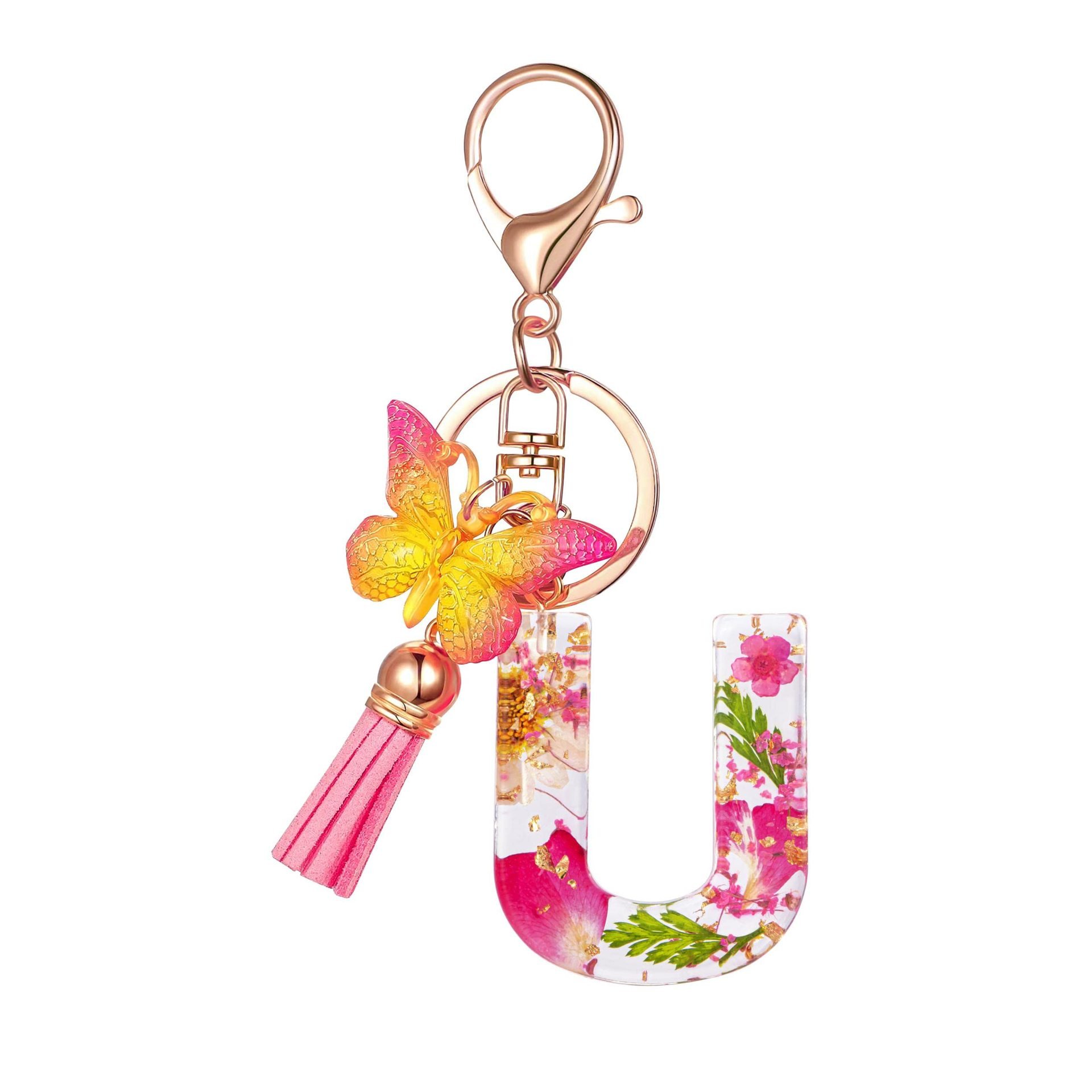 💥Special Offer - 🌼Initial Letter Keychains🦋