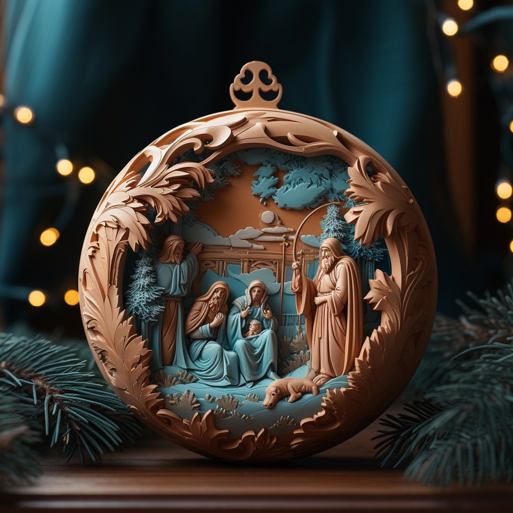 (🌲Early Christmas Sale- 50% OFF) Nativity Christmas ornament