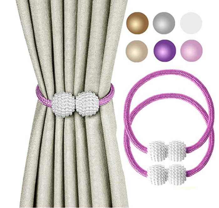 🎁2022 Best Stocking Stuffer-Pearl magnet curtain buckle