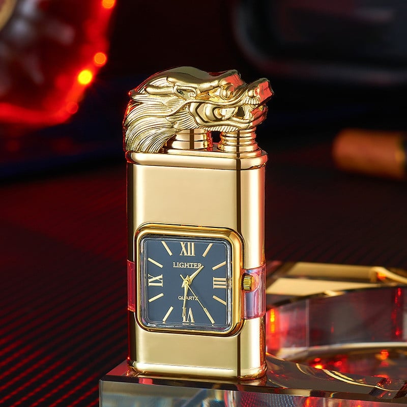 🔥Last Day 50% OFF -Windproof Lighter Vintage Watch Bezel -- Jet flame Torch