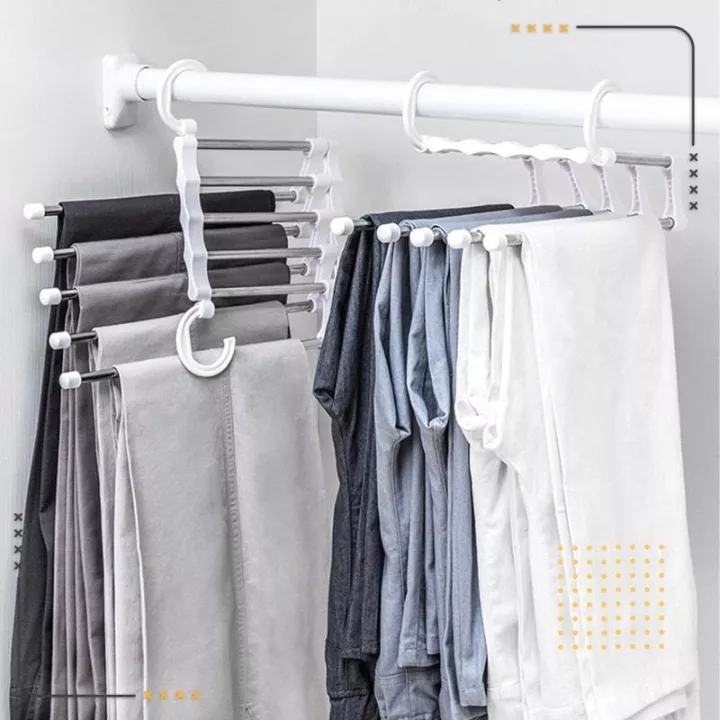 🎅Christmas-Hot Sale 50% OFF-Magic Multi-functional Pants Rack