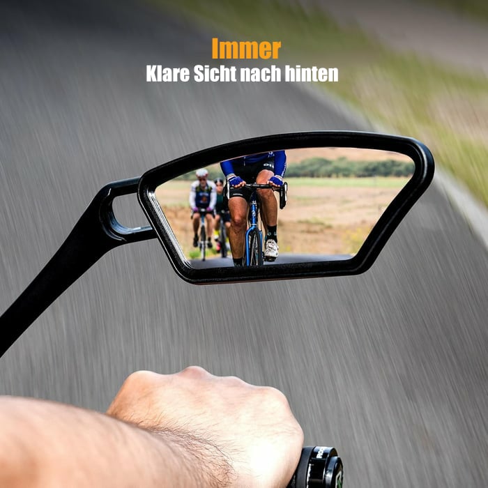 🚴‍♂️Fahrradspiegel für mehr Sicherheit und Komfort! ✨Klarer Blick, mehr Komfort bei jeder Fahrt