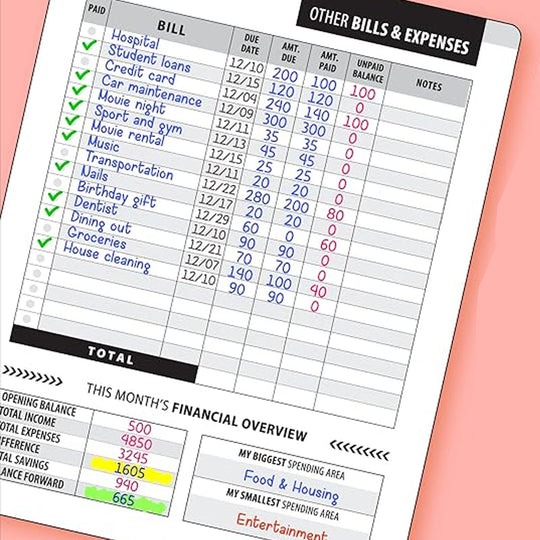 📔Bill Payment Management Book