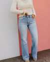 🎁TikTok Spring Last Day Promotion 48% OFF-🎁- Plus Size High Rise Vintage Wash Straight Leg Jeans