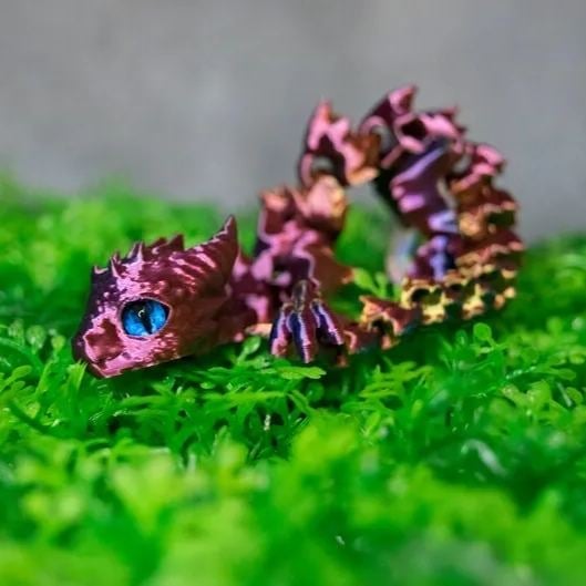 3D Printed Tiny Cute Dragon