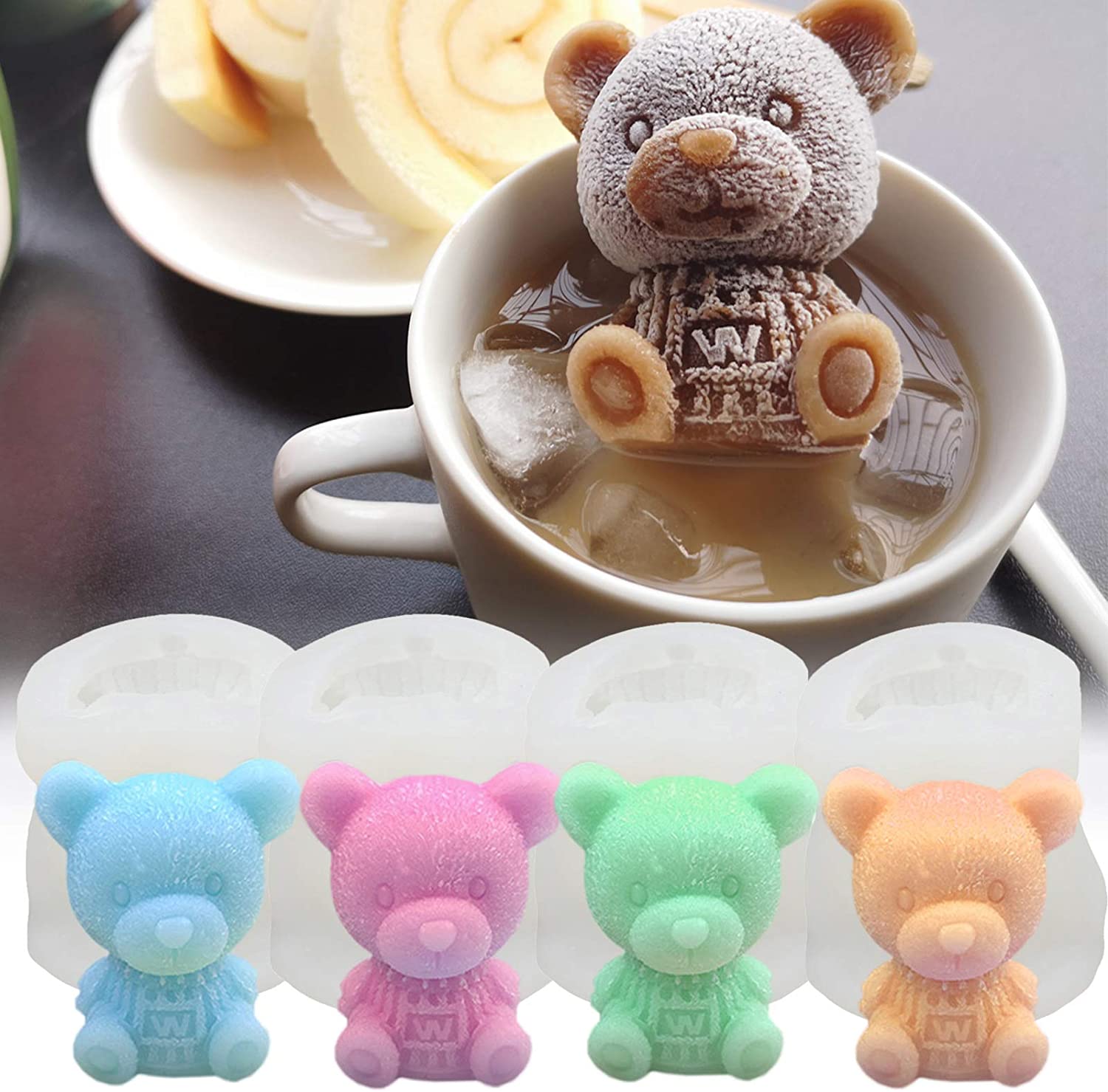 Early Mother's Day Hot Sale 48% OFF - 3D Ice Cube Bear Mold(BUY 3 GET 1 FREE NOW)