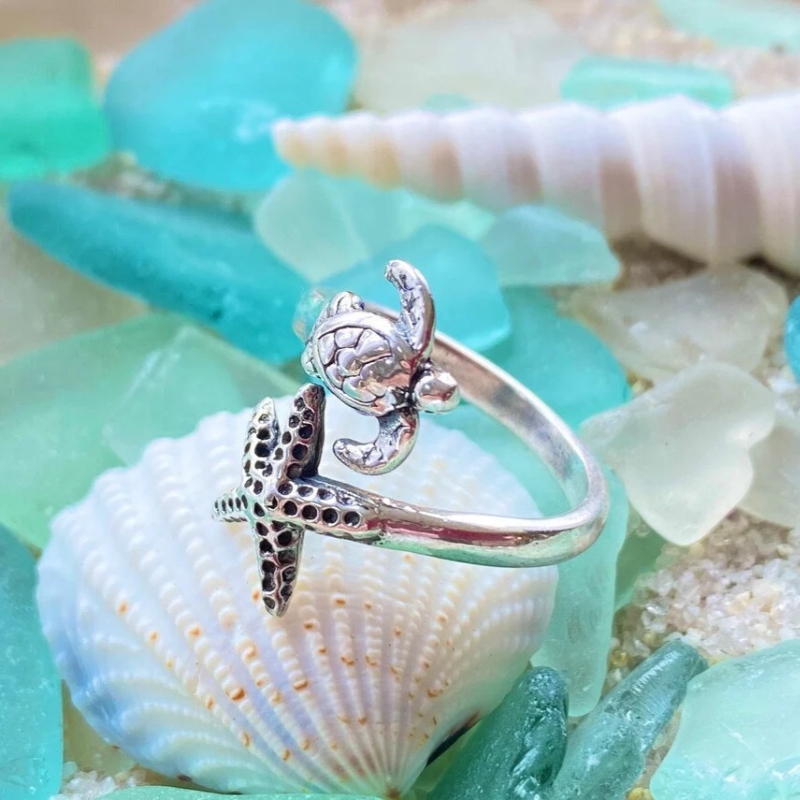 🌊Baby Sea Turtle Ring