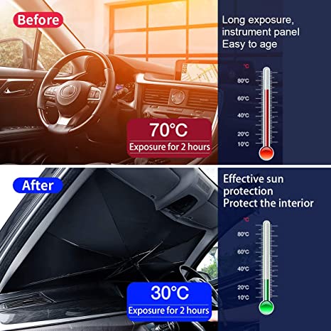 🔥Summer Hot Sale 50% OFF🔥Car Windshield Sun Shade Umbrella - Buy 2  FREE SHIPPING