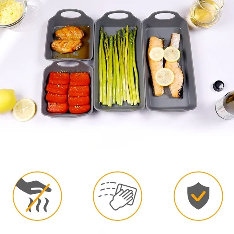 🔥HOT SALE 49% OFF - Silicone Baking Sheet Pan Dividers