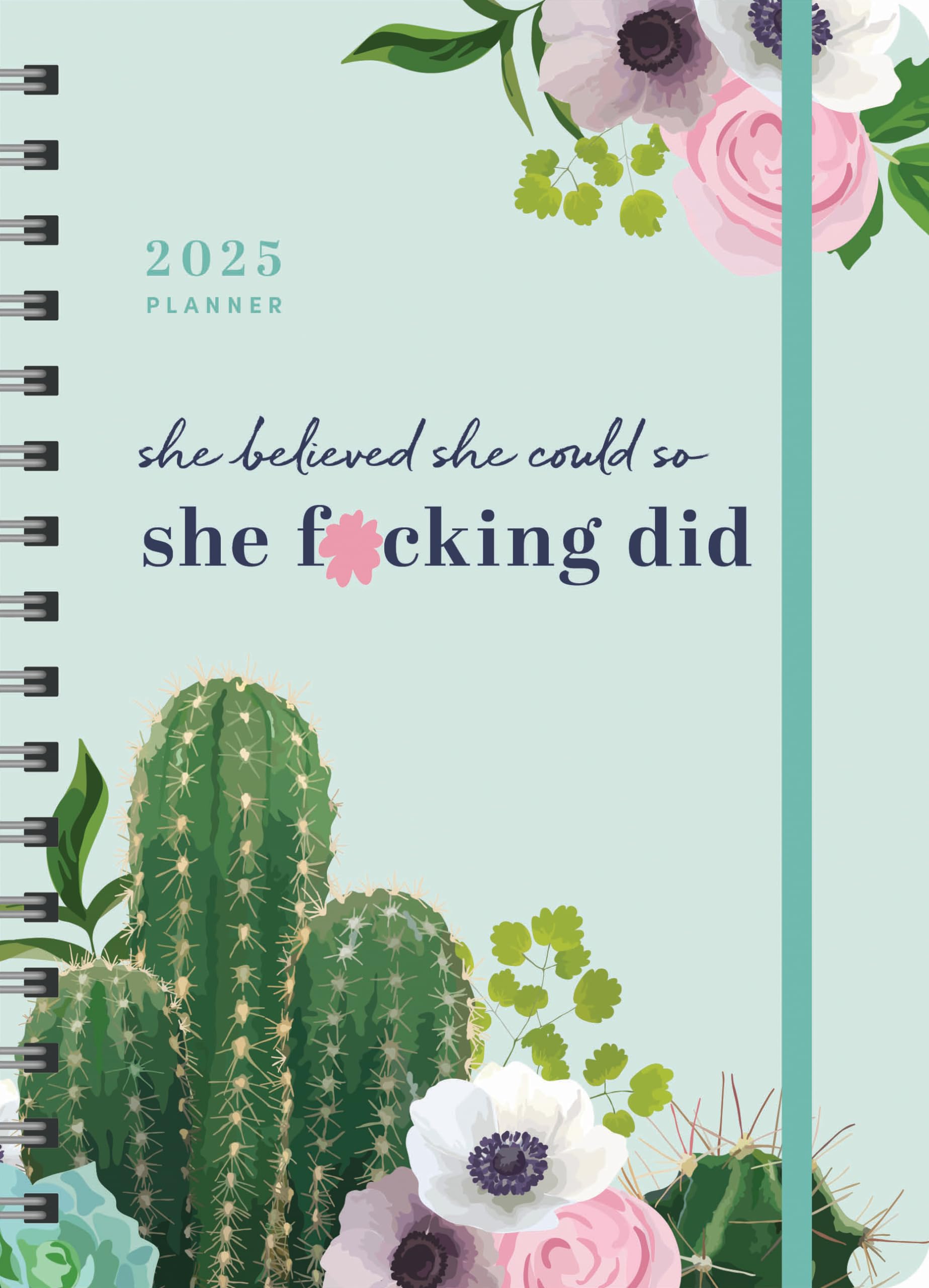 🔥2025 She Believed She Could So She F*cking Did Planner