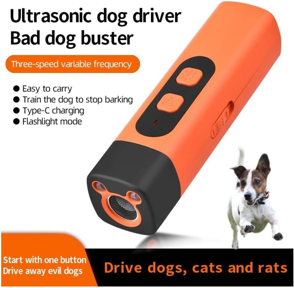 🎁TikTok Last Day Sale - 70% OFF🎉Ultrasonic Dog Bark Deterrent Device – Humane & Effective Dog Repeller