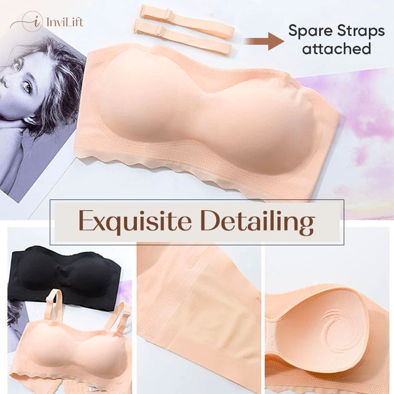 💖Early Mother's Day Promotion 49% 0ff-Plus size Sexy Strapless Invisible Push Up Bra(Buy 3 Free Shipping)