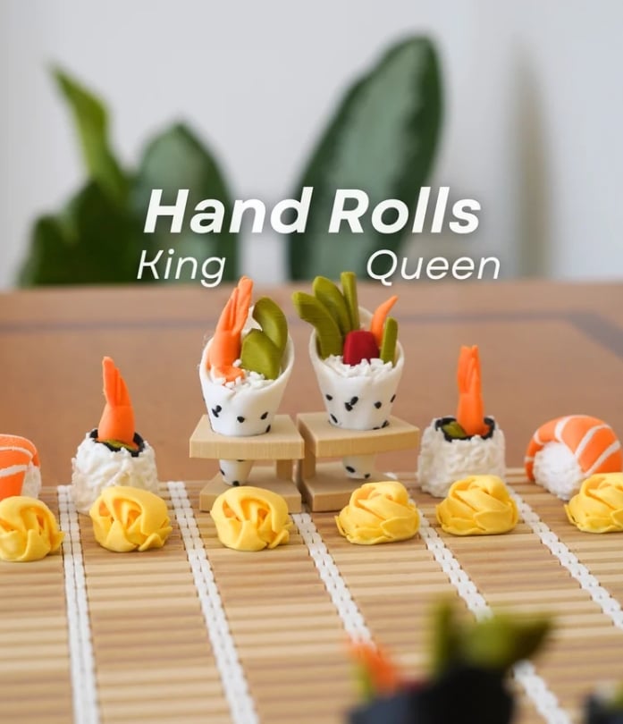 🍣 The Sushi Gambit - The Sushi Themed Chess Set♟️