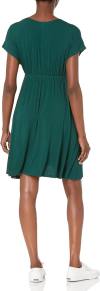 Amazon Essentials Women's Surplice Dress (Available in Plus Size)