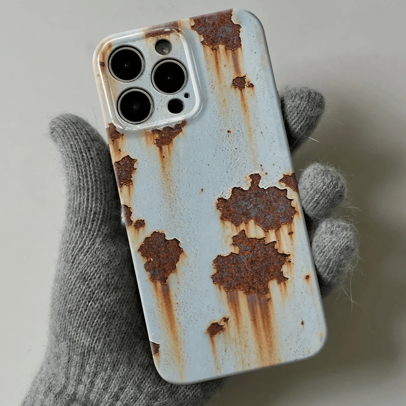 🔥2025 NEW ARRIVAL 🔩Rusty Metal Texture iPhone Case