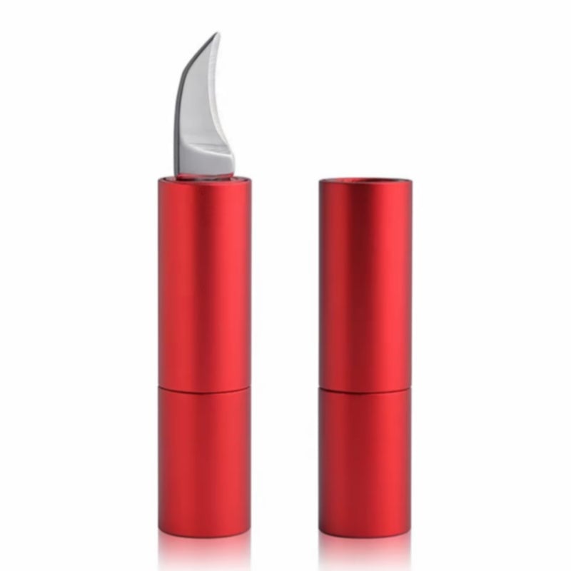 New Creative Portable Flaming Red Lips Keychain Knife EDC Gadgets Keychain Pendant
