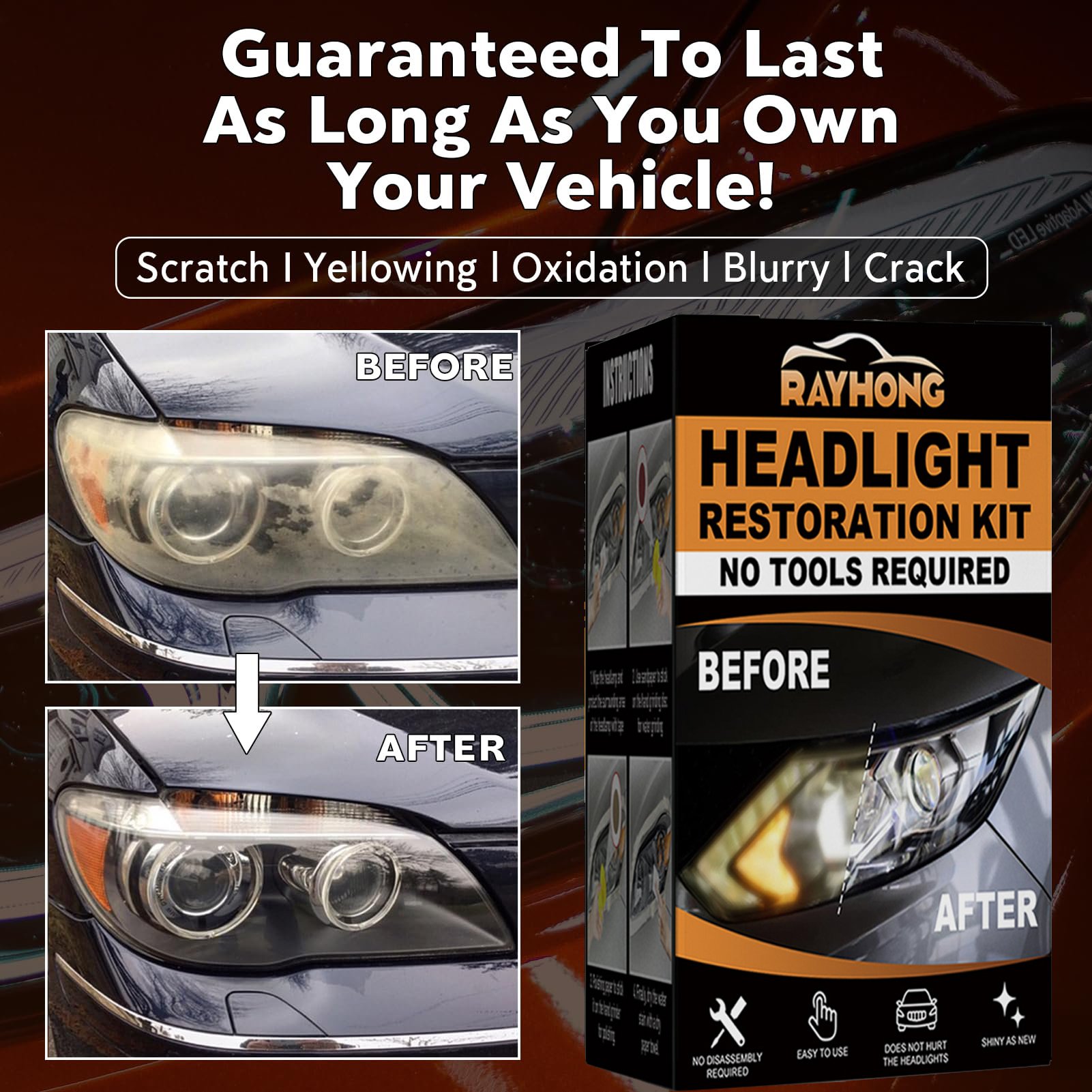 Tiktok Summer Sale🎉Ceramic Headlight Restoration kit