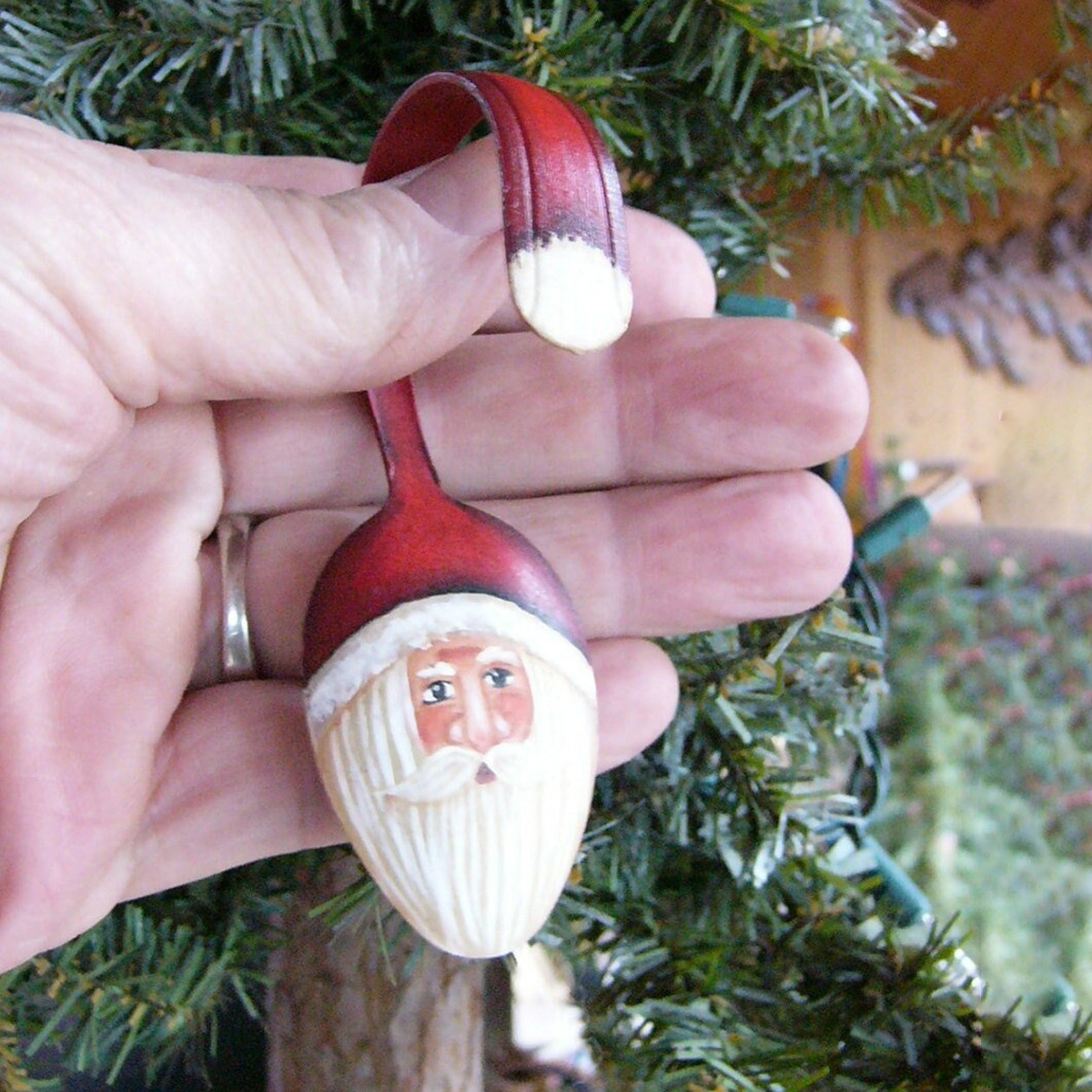 🔥LAST DAY🔥 [Early Christmas Promotion] !!! - Curly Fork Santa Christmas Ornament