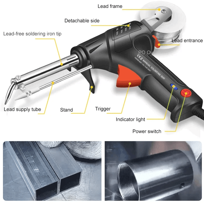 🔥Internally Heated Industrial Laser Welding Tool Set