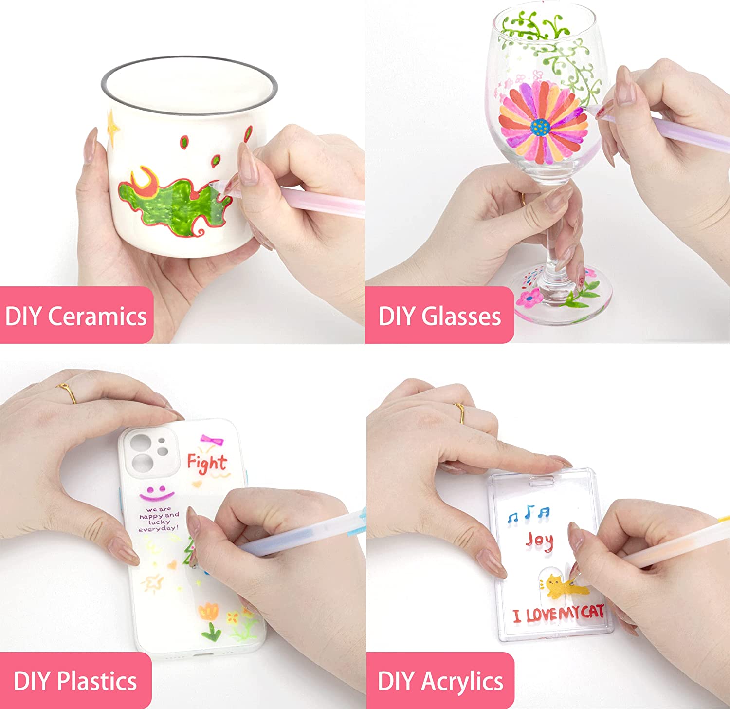 (🎄Christmas Hot Sale -48% OFF) 3D Jelly Pen (6PCS),Buy 4 Get Extra 20% OFF