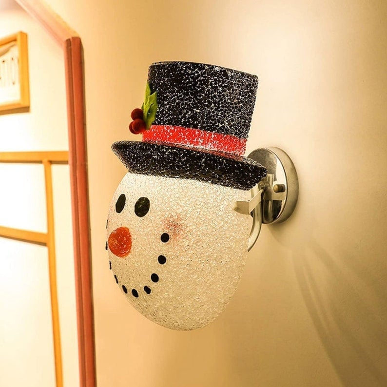 (🌲Early Christmas Sale- 50% OFF) ⛄Snowman Porch Light Covers❄