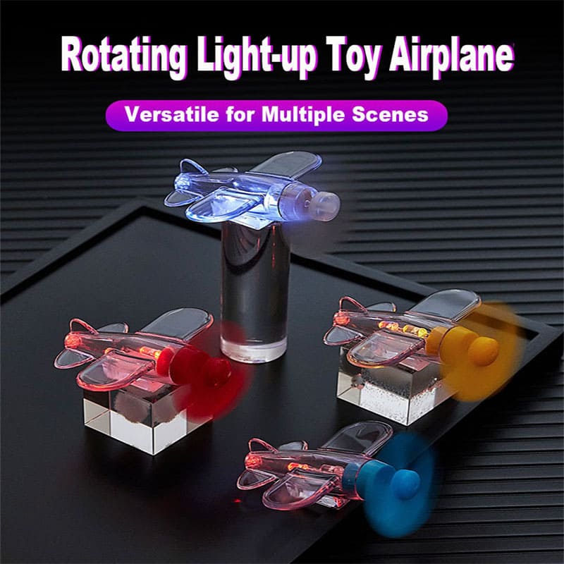 🎄TikTok Christmas Sale - 70% OFF✨Wind-powered Rotating Light-up Airplane