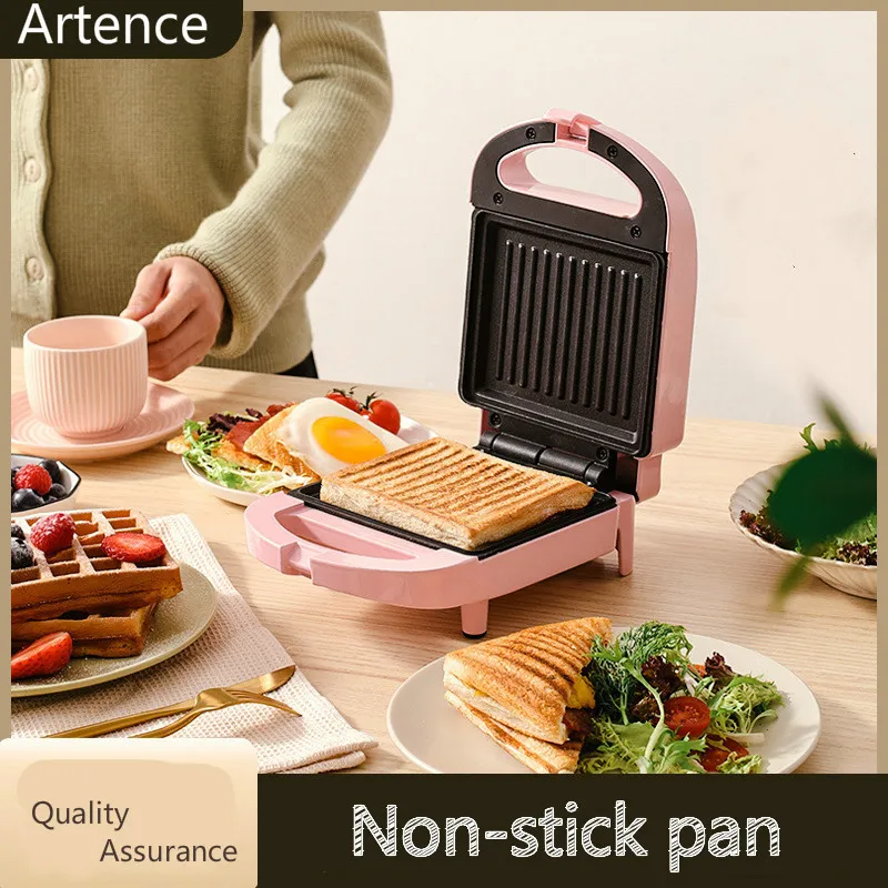 Double Sided Cooking Sandwich Machine Breakfast Machine Sandwich Press Grill Multifunction Toast Household Toaster