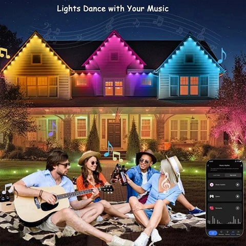 💥Black Friday Big Sale💥-Smart Rainbow LED Permanent Outdoor Light