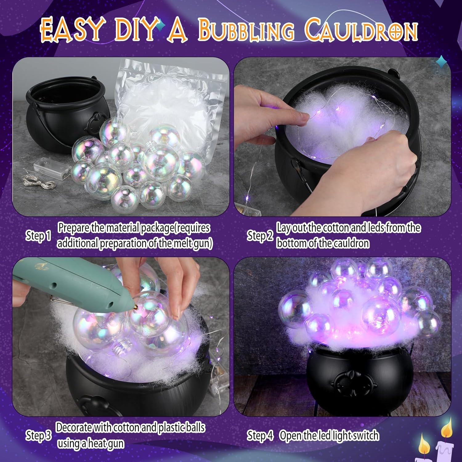 🎃Early Halloween Sale👻DIY Bubbling Cauldron Halloween-Buy 2 Free Shipping