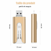 🔥Clé USB 4 en 1 16 à 256 Go Micro USB + 8 broches + USB 3.0 pour téléphone portable et ordinateur