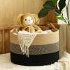 KAKAMAY Large Blanket Basket (20