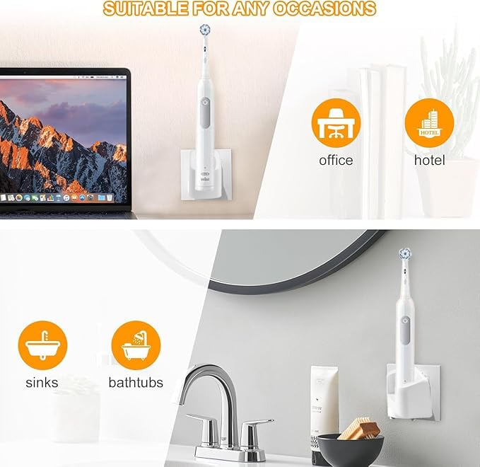 🔥Last Day Promotion 70% OFF🔥Wireless Electric Toothbrush Wall Charger Compatible