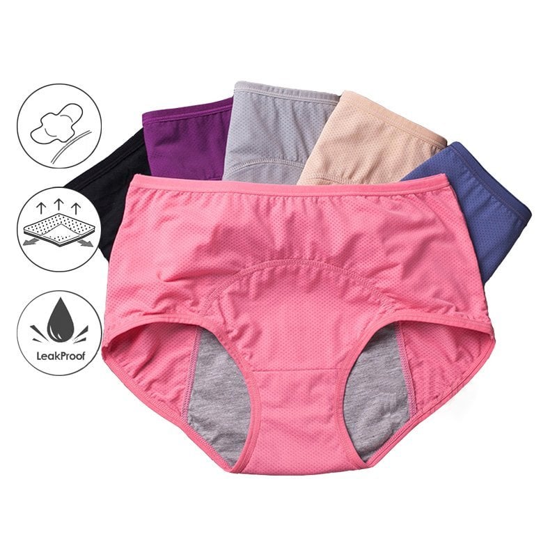 💲One Day 49% OFF🔥High-Waisted Leak Proof Panties✨Buy 2 Get 1 Free(3 Pcs)/Buy 3 Get 2 Free(5 Pcs)