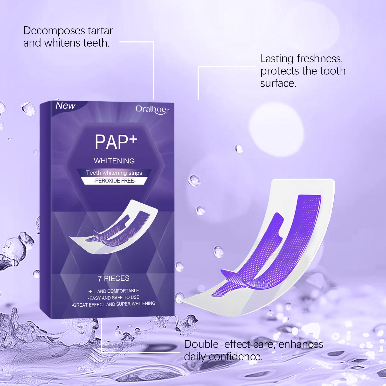 New in-PAP+ Ultra Teeth Whitening Strips