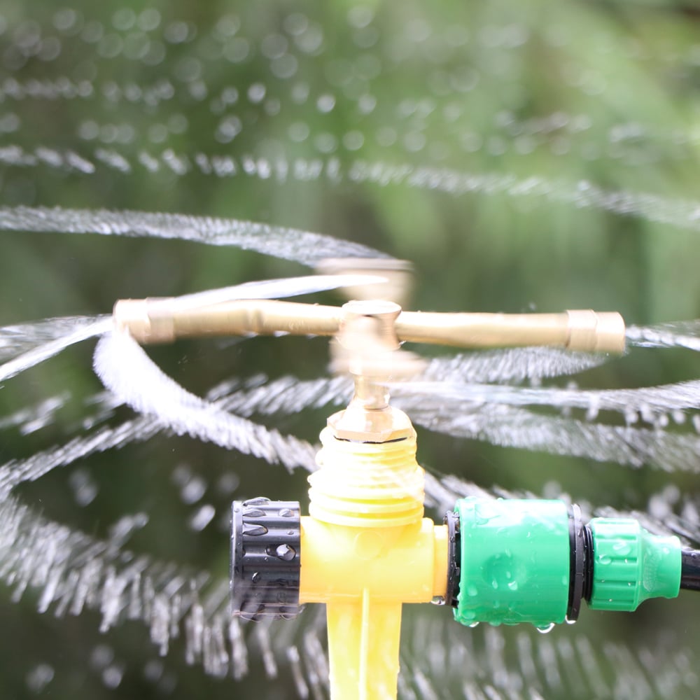 (Summer Sale- 48% OFF) 4 Arm Copper Rotary Sprinkler