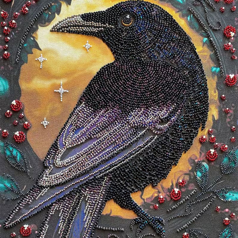 Raven DIY Bead Embroidery Kit🔥Buy 2 Get 1 Free