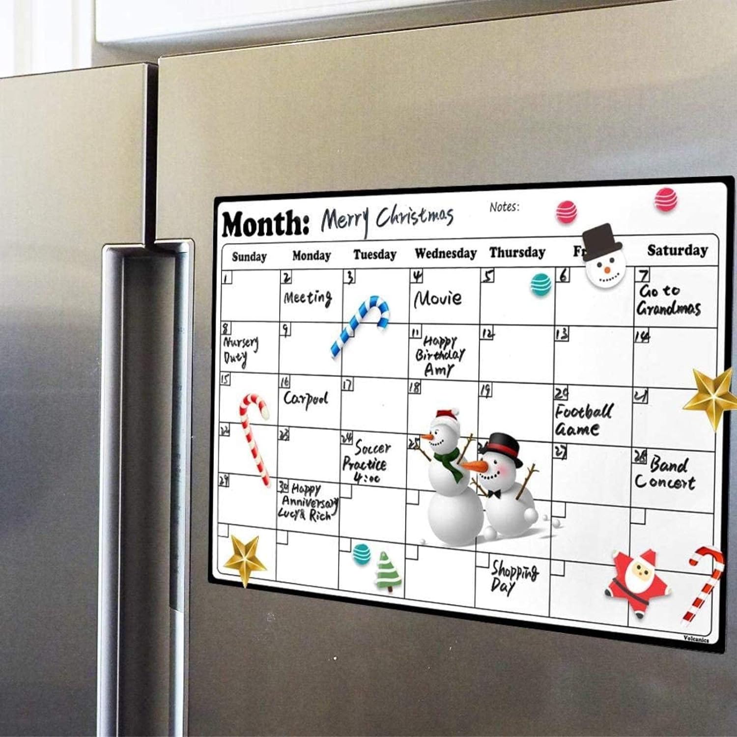 🎄CHRISTMAS EARLY SALE🎁Fridge Magnetic Whiteboard Calendar