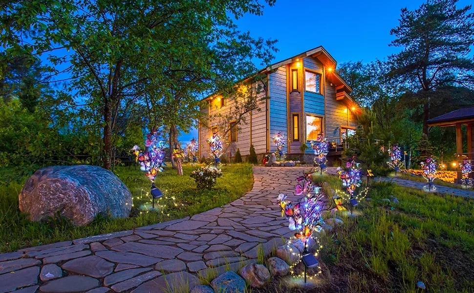 🔥Last Day Promotion 48% OFF-🦋-Solar Outdoor Butterfly Lights💐