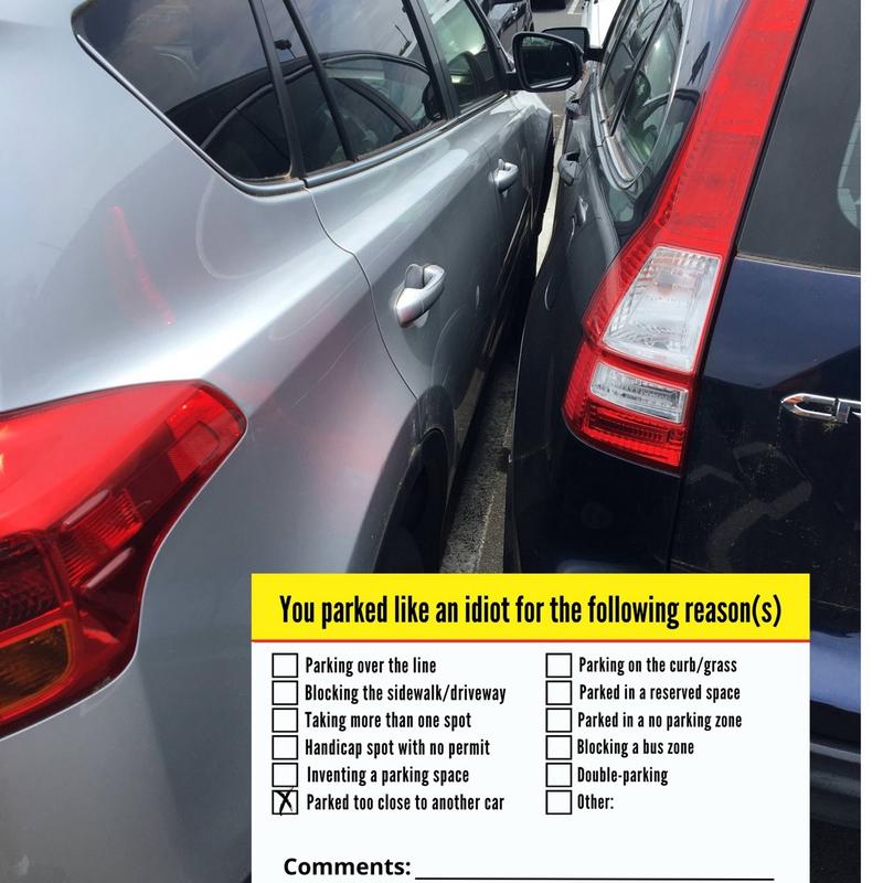 You Parked Like an Id10t Cards (100 cards)