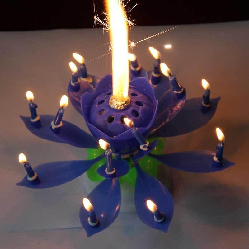 Last Day Promotion 48% OFF - 🔥Magic Musical Flower Birthday Candle⚡Buy 3 Get 3 Free(6 Pcs)