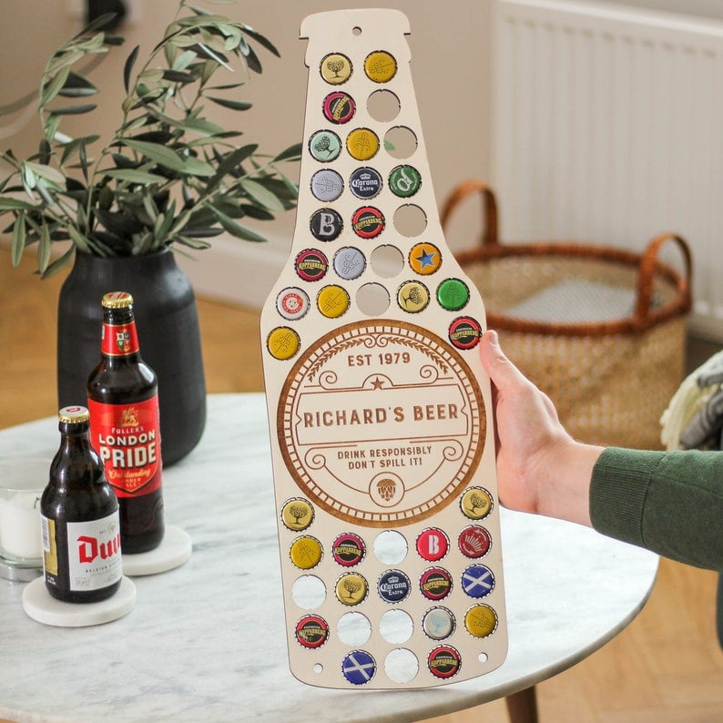 💥Early Summer Hot Sale 50% OFF🍺 Wall Art Beer Bottle Cap Holder (BUY 2 SAVE 10% & FREE SHIPPING)